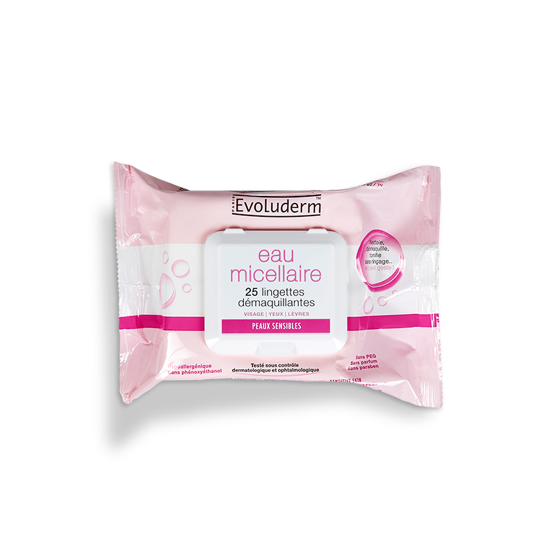 Micellar Water Makeup Remover Wipes – Evoluderm