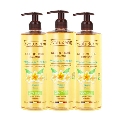 Set of 3 Monoï à la Folie Exhilarating Shower Gels