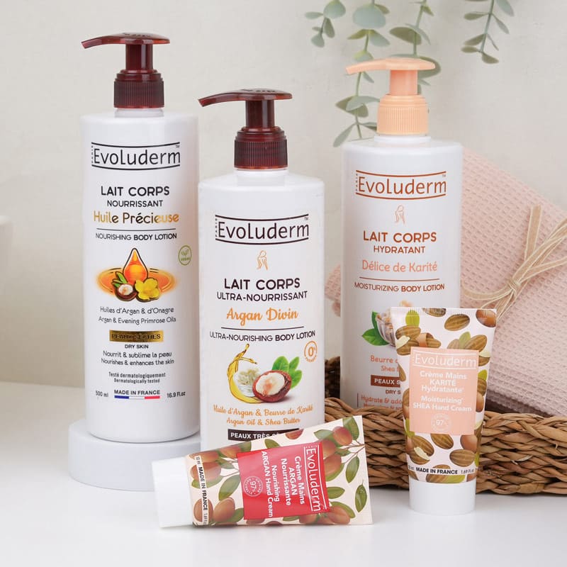 Offre Découverte : 3 Laits Corps + 2 Crèmes Mains Offertes