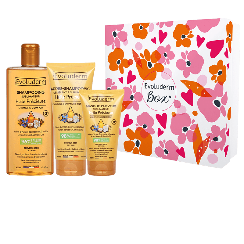 Coffret Cheveux Huile Précieuse + Peigne Offert