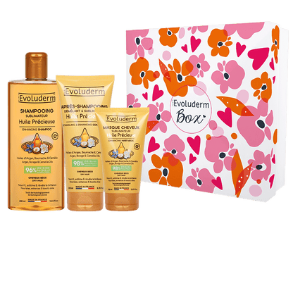 Coffret Cheveux Huile Précieuse + Peigne Offert