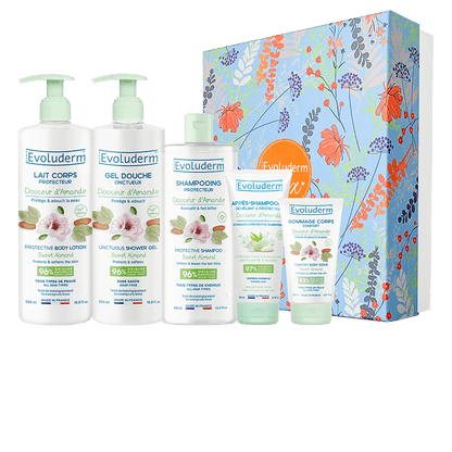 Douceur d'Amande Body & Hair Gift Set + Free Shower Flower