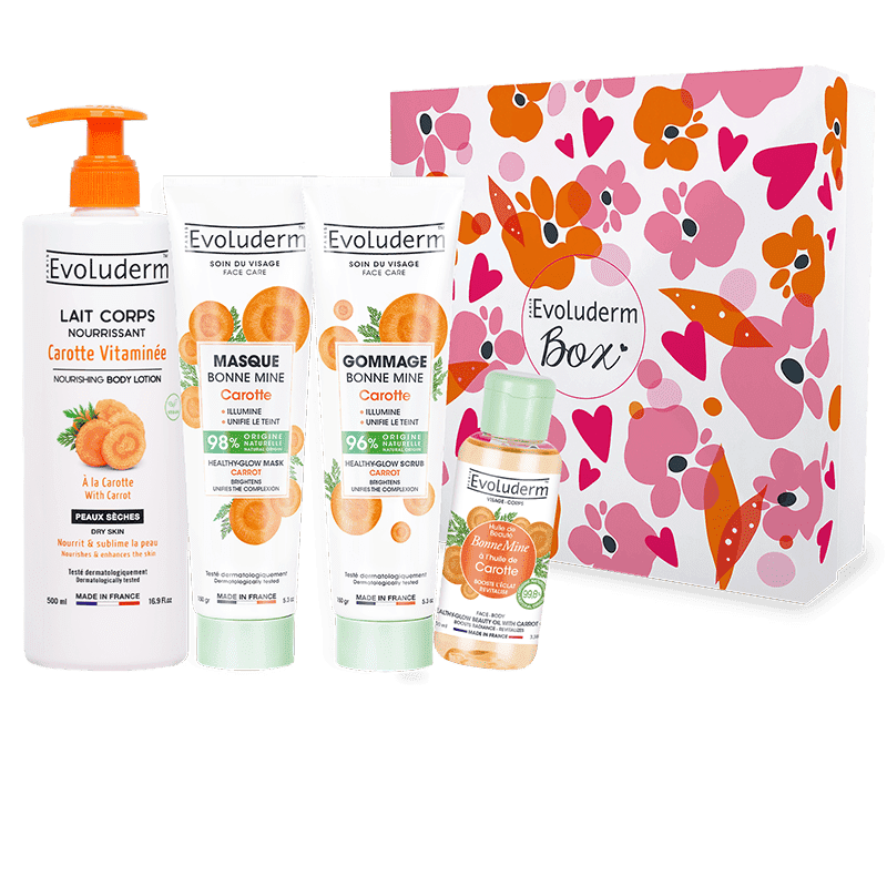 Coffret Visage & Corps 100% Carotte + Bandeau Offert