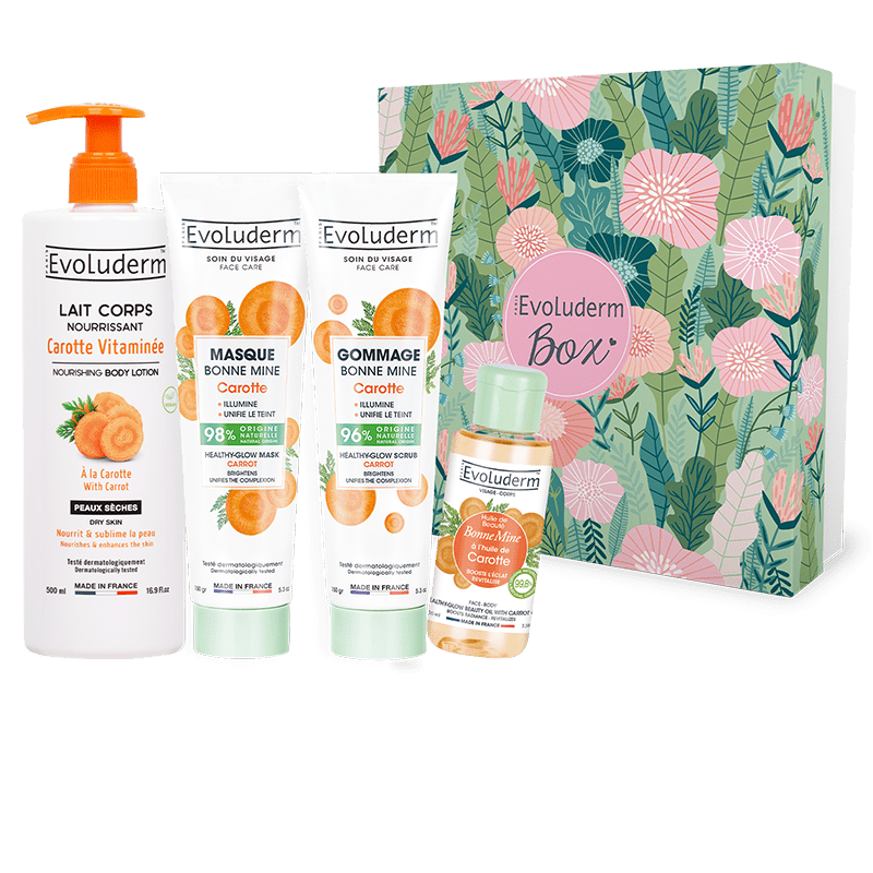 Coffret Visage & Corps 100% Carotte + Bandeau Offert