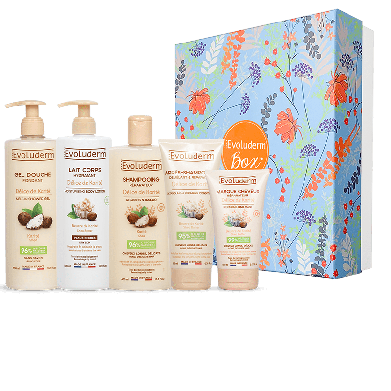 Délice de Karité Body and Hair Box + FREE Comb