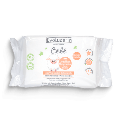 72 Extra-Gentle Cleansing Baby Wipes 